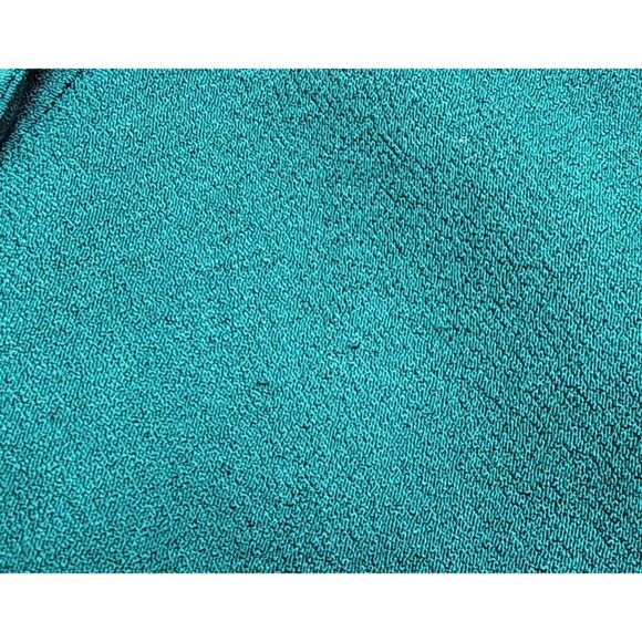 J. Jill Teal Button-Up Long Sleeve Textured Blouse - Picture 7 of 12